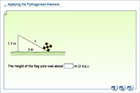 Applying the Pythagorean theorem