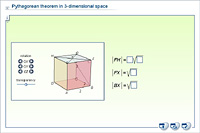 Pythagorean theorem in 3-dimensional space
