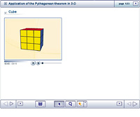 Application of the Pythagorean theorem in 3-D