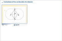 Correctness of the construction of a bisector