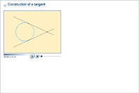 Construction of a tangent