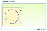 Drawing a central angle