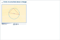 Circle circumscribed about a triangle