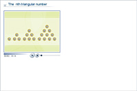 The  nth triangular number