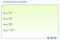 Finding the position-to-term definition