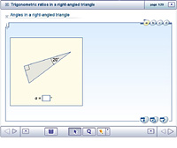 Trigonometric ratios in a right-angled triangle