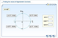 Finding the values of trigonometric functions