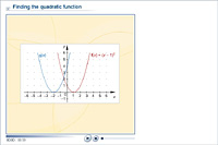 Finding the quadratic function