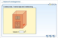 Volume of a rectangular box