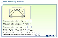 Solids considered by Archimedes