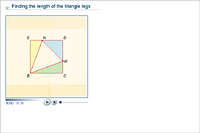 Finding the length of the triangle legs