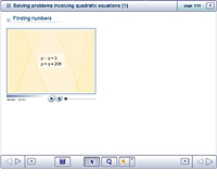 Solving problems involving quadratic equations (1)