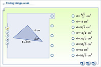 Finding triangle areas