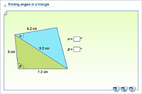 Finding angles in a triangle