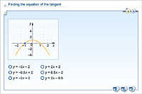 Finding the equation of the tangent