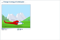 Change in energy of a helicopter