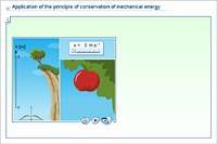 Application of the principle of conservation of mechanical energy
