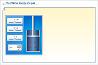 The internal energy of a gas