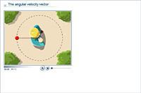 The angular velocity vector