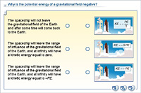 Why is the potential energy of a gravitational field negative?