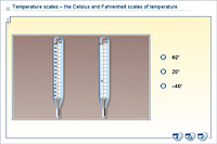Temperature scales – the Celsius and Fahrenheit scales of temperature