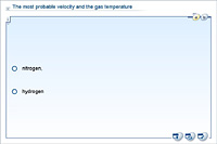 The most probable velocity and the gas temperature