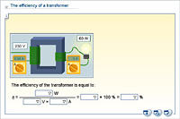 The efficiency of a transformer