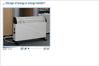 Storage of energy or energy transfer?