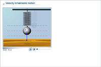 Velocity in harmonic motion
