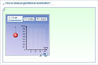 How to measure gravitational acceleration?
