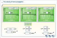 The velocity of wave propagation