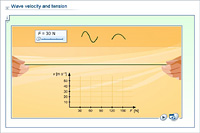 Wave velocity and tension