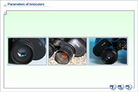 Parameters of binoculars
