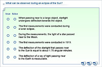 What can be observed during an eclipse of the Sun?