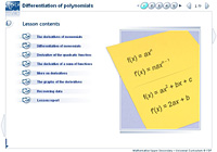 Differentiation of polynomials