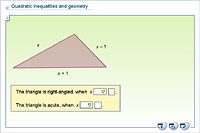 Quadratic inequalities and geometry