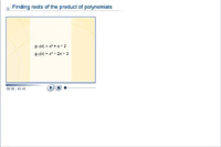 Finding roots of the product of polynomials