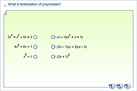 What is factorisation of polynomials?