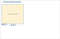 Solving polynomial equation