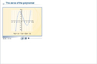 The zeros of the polynomial