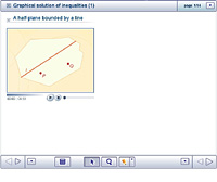 Graphical solution of inequalities (1)