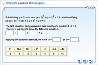 Finding the equations of the tangents