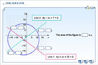 Lines and a circle