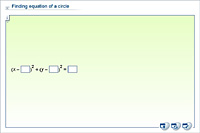 Finding equation of a circle