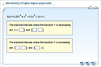Monotonicity of higher-degree polynomials