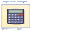 Using the calculator – interesting fact