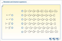 Binomials and binomial expansions