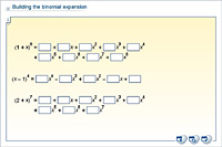 Building the binomial expansion
