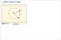 Radian measure of angles