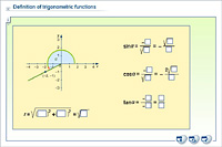 Definition of trigonometric functions